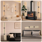 53.2 Inch Wall Lights, 360°Rotatable Wall Sconce, 3 Color Temperatures, Plug-in Dimmable Wall lamp for Bedroom, Living Room（1 Pack）