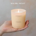 Champagne & Peony – Benevolence LA Scented Candle | 8oz, 45-Hour Burn | Natural Soy Wax, Cotton Wick | Romantic & Elegant Home Fragrance | Malibu Sands Collection – Gift for Women & Men