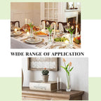 Glass Cylinder Bud Vases for Centerpieces, Set of 12 Clear Small vases,Handmade Slim Flower Vases Wedding Table Decor for Single Rose vases Bulk, Home Aesthetic Desk Decor, Party Decorations,7.5"