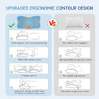 Cervical Neck Pillow for Pain Relief Sleeping, Adjustable Cervical Pillow Cozy Sleeping, Odorless Ergonomic Contour Memory Foam Pillows, Orthopedic Bed Pillow for Side Back Stomach Sleeper