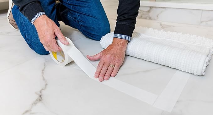 Rug Tape – Anti-Slip Double-Sided Carpet Tape, 1.9” x 100ft Roll – Heavy Duty Adhesive for Rugs on Hardwood, Tile & Vinyl – Clean Removal, Indoor & Outdoor Use