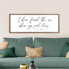 I Have Found The One Whom My Soul Loves Sign Wall Art Decor 40"x15" Modren Master Bedroom Above Bed Wood Framed Song of Solomon 3:4 Large Living Room Bible Verse Wall Hanging (Wood)