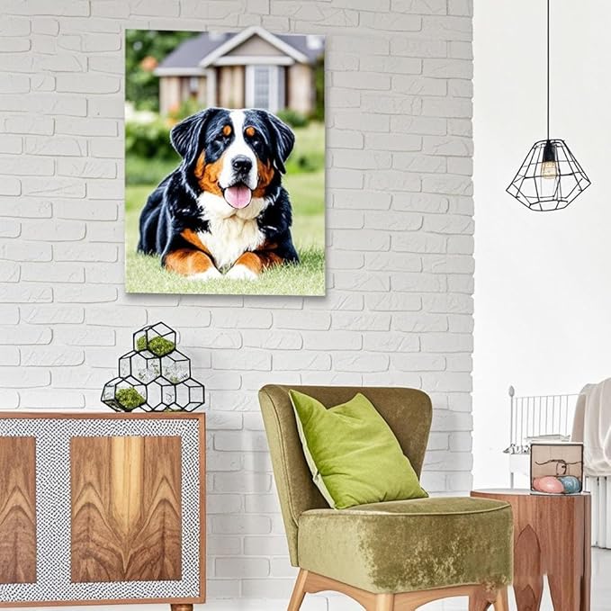Personalized Photo to Canvas Print - Canvas Prints With Your Photos on Custom Wall Art for Bedroom, Living Room, Wedding Baby Pet Family Picture Framed Wall Art (24" W x 32" H)