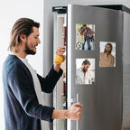 8 Pack Magnetic Picture Frames for Refrigerator, 5x7 Magnetic Photo Holders for Fridge, Acrylic Magnetic Picture Frame for Displaying Frames,Children Artworks