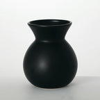 Sullivans Ceramic Black Matte Vase, Modern Home Decor, 8.25 inches, Kitchen, Living Room, Office Decor, Versatile Indoor Decoration