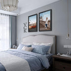 VCK 16x24 Poster Frames Set of 3, Black Solid Wood Picture Frame, Textured Exclusive Wall Gallery Frame