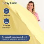 King Sheets Set 6 Piece - Includes 4 Pillowcases - Bed Sheets King Size - Soft Hotel Luxury Bedding - Cooling, Comfy, Fade Free & Breathable - 1 Flat, 1 Fitted & 4 Pillowcases w/ Deep Pockets - Yellow