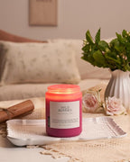 M&SENSE Wild Berries Large Soy Candles for Home Scented Organic Natural Soy Wax Candle 19.4oz 110 Hour Long Lasting, Christmas Holiday Scented Winter Gift for Bedroom Bathroom Home Decor