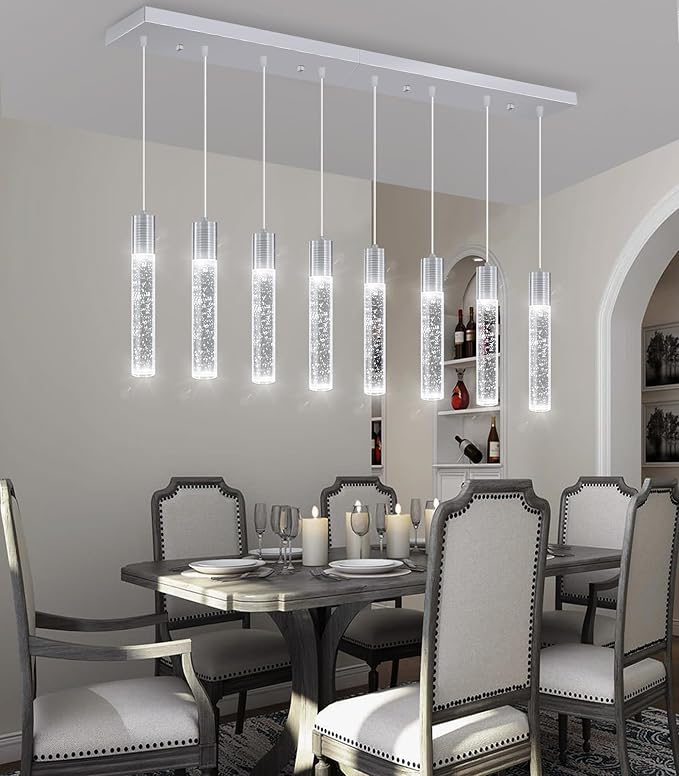 Modern Crystal Chandeliers LED Flush Mount Ceiling Chandeliers for Living Room High Ceiling Entrance Foyer Lobby Bedroom Gold