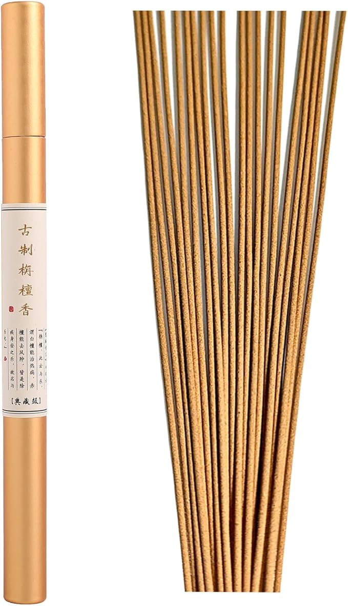 Sandalwood Incense Sticks,Plum Blossoms Incense, Osmanthus Incense, Cypress Incense, Goose Pear Insence-Sticks, Natural Chinese Incense Sticks Fragrance Home Scent