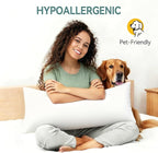 14x36 Pillow Insert Set of 2, Long Lumbar Pillow Insert for Bed Down Alternative Pillow, Rectangle Body Sleeping Pillow, Lumbar, Back Integrated Decorative Pillow Form