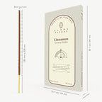 Cinnamon Incense Sticks, Organic Hand Dipped 100 Sticks with Natural Herbs & Aromatic Ingredients, Burn Time 45 to 60 Minutes, Incense for Positivity, Yoga, Meditation, Relaxation, Spiritual Gift