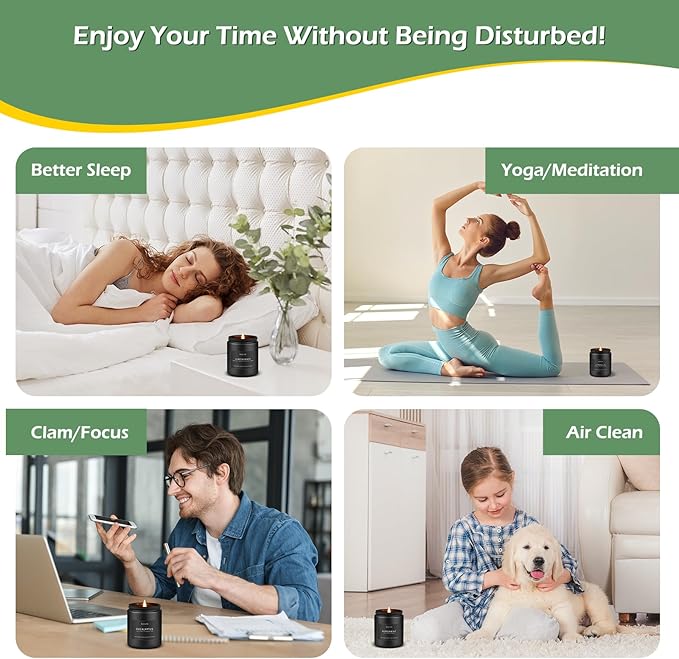 Lemongrass Candle | Lemon Grass Scented Candles for Outdoor & Indoor, Natural Fragrance for Garden Yard, Candle Gifts for Women Men- 7oz Soy Candles for Home Scented, 50Hours Long Lasting Burn