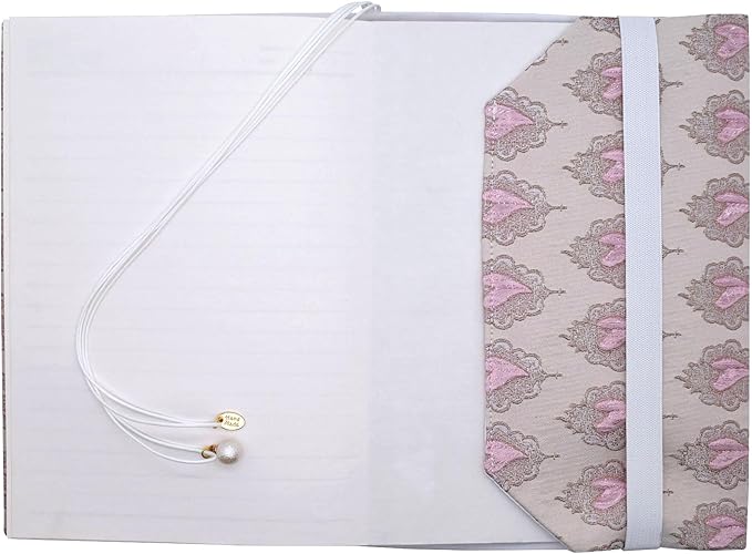 BLBMH A5 Book Covers for Paperbacks Book Cover Fit for 5.5x8.3 inch Adjustable Book Sleeve Cover for A5 Diary Books Fabric Softcover Protector for Notebook - Love