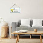 When Life Gives You Lemons Add Salt & Tequila Wooden Hanging Sign Plaque, Lemon Wall Decor Sign With Inspirational Quotes, Rustic Wood Sign Wall Art for Home Living Dining Room Farmhouse Kitchen - A26