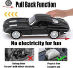 1/36 Scale 1963 Chevy Corvette Diecast Cars Models,Pull Back Vehicles Corvette Toy Cars,Cars Gifts for Boys Girls