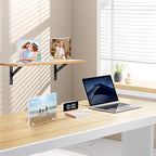 4x4 Acrylic Picture Frame 10 Pack, Clear Picture Frames Double Sided Magnetic Acrylic Frames Freestanding Photo Block Frame Desktop Display Floating Frameless Frame Stand