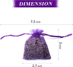 Pack of 24 Lavender and Cloves Sachets for Clothes Storage, Home Fragrance Sachet for Closets, Garment Bag or Drawers, LV-H-1