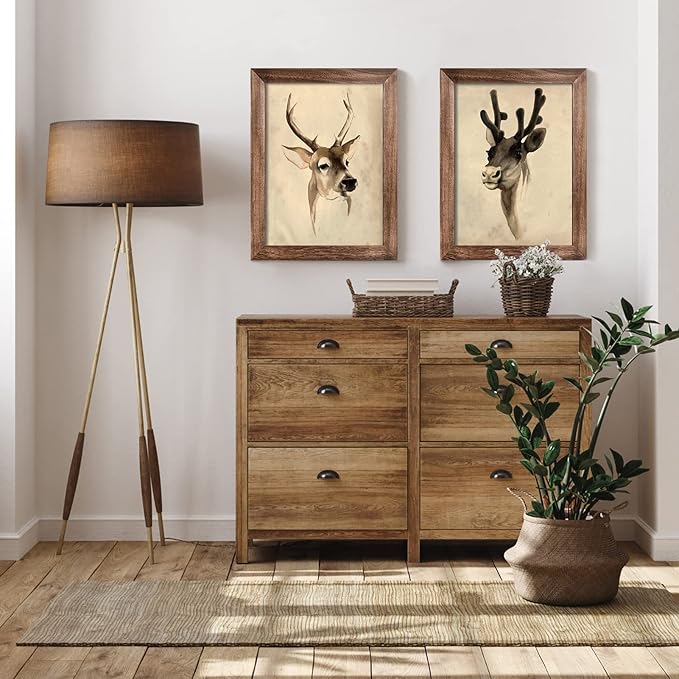 Yaetm-11x14 Picture Frame, Natural Solid Wood Photo Frame Display for Wall Mounting, High Definition Glass Carbonized Black(2 Pack)