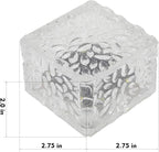 Solar Brick Lights - Outdoor Waterproof Patio & Garden Decor (6 Packs for Patio, Yard, Walkway, Pathway)