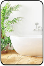 Fabuday Small Black Bathrrom Mirror for Over Sink - 16x24 Framed Rectangle Wall Mirror, Matte Metal Rectangular Vanity Mirrors for Bedroom, Living Room, Entryway, Hallway, Horizontally/Vertically