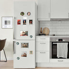 10 Pack-Polaroid Magnets for Refrigerator Acrylic Fridge Magnetic Frame 2.36 x 3.54 Inch Clear Picture Frames for-Polaroids-Fujifilm-instax Mini Film(10pcs Clear, 2.36x3.54 inch)