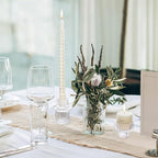 Candlestick Holders Set of 6, Ribbed Glass Taper Candle Holders, Reversible Clear Tealight & Candle Stick Candle Holder Vintage Crystal Tealight Candle Holder for Wedding Dinner Party