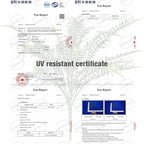 UV-Resistant Artificial Plants Faux Ferns – Certified Fade-Proof Outdoor Decor – Realistic Green Leaves Fake Greenery for Patio, Planters Front Porch Garden, and Landscaping 16 Bundles