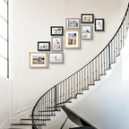 Picture Frames Set of 10, Picture Frames Collage Wall Decor with 8x10 5x7 4x6 Frames in 3 Different Finishes