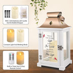 Memorial Lantern, Sympathy Gifts for Loss of Mom/Dad/Loved One, Bereavement Gifts, in Memory of Loved One Lantern,Celebration of Life, Memorial Gifts, Funeral Lantern,There are Some who Bring a Light