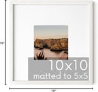 HAUS AND HUES White Square Frame Set of 1-10x10