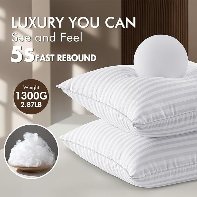 MIULEE 26x26 Euro Pillow Inserts, Firm and Fluffy Decorative Throw Pillows for Couch Sofa Bed, Down Alternative with 100% Cotton Cover Pack of 4