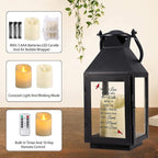 Memorial Lantern, Sympathy Gifts for Loss of Mom/Dad/Loved One, Bereavement Gifts, in Memory of Loved One Gifts, Remembrance Gifts for Loss, Celebration of Life, Memorial Gifts, Funeral Gifts