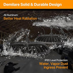 200W High Bay LED Shop Lights - 0-10V Dimmable, 30000 LM High Bay Lights 2 Pack, 5000K Daylight White, IP65 Waterproof for Garage, Warehouse, Barn, ETL Listed