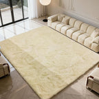 Ultra Soft Fluffy Area Rugs for Bedroom Living Room Ivory 10x14, Nursery Rug, Non-Slip Carpet for Kids Dorms Decor, Shaggy Bedside Rug