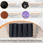 2PCS Large Microwave Heating Pads for Cramps Pain Relief, Moist Microwavable Period Menstrual Heat Packs, Cordless Warm Compress Gift for Mothers Day, Birthday, Thanksgiving, Christmas, 21*12" + 17*9"