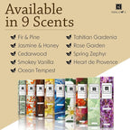 Nabila K Cedarwood Reed Diffuser Set – Warm Woodsy Aromatic Oil for Home – Long-Lasting, Smokeless Scent – Made in USA – Includes Reeds + Bottle – Flameless Candle Alternative