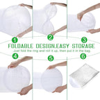 Mosquito Net Bed Canopy for Girls,King Canopy Bed Curtains Queen Size from Ceiling,Dome Mosquito Netting Bed Tent Twin Girls Canopy Bed Decor for Baby Crib,Kid Bed and Adult Beds (White-Dome1)