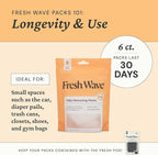 Fresh Wave Orange Odor Eliminating & Deodorizing Packs | Bag of 6