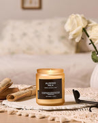 M&SENSE Creamy Vanilla Scented Candle, Clean Non Toxic for Women Teacher Friends, 7.05oz 50 Hours Bunr Time for Holiday Gifts, Single Wick Soy Wax Clean Candle Home Sweet for Housewarming