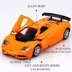 1/36 Scale Mclaren F1 Diecast Cars Models,Pull Back Vehicles Mclaren Toy Cars,Cars Gifts for Boys Girls Orange