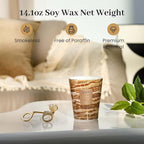 M&SENSE EspressHotFudge Scented Candles for Home, Lead-Free Wick Highly Scented Jar Candles, 14.1 Oz 80 Hours Lasting Burning Candles Gifts for Women, Relaxing Aromatherapy Candle for Stress Relief