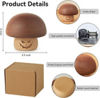 Cute Wood Mechanism This is Halloween Tune Music Box Mini Mushroom Pumpkin Scary Halloween Decorations Gift for Kids Boys Man Women Girls on Halloween Christmas