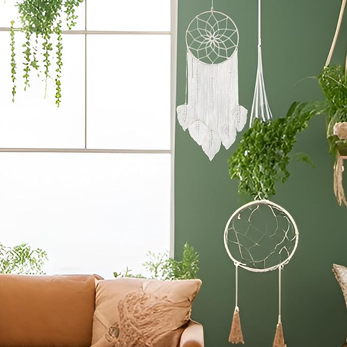 Dream Catchers, Home Decor, Bohemian Dream Catcher, Handmade Dream Catcher, Gifts for mom, Friends, Women, Teen Girl Room, Girls, Wall Decor, Bedroom Decoration, Wedding Party Blessing Gift