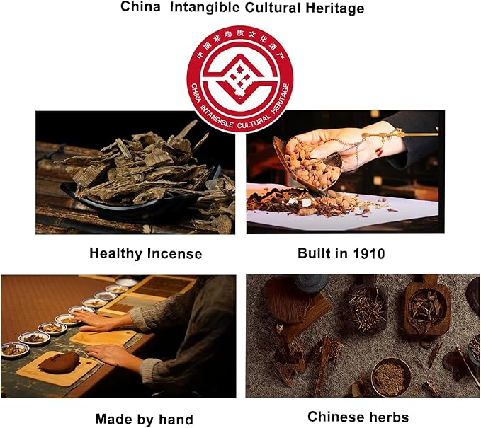 Cypress Incense Sticks, Sandalwood Incense, Plum Blossoms Incense, Osmanthus Incense, Goose Pear Insence-Sticks, Natural Chinese Incense Sticks Fragrance Home Scent