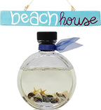 LOVSPA Reed Diffuser Set, Beach House Scented Oil Diffuser with Sticks, Home Fragrance Accessories for Bathroom Shelf Decor, Aroma Diffusers for Home or Office Desk, USA Made