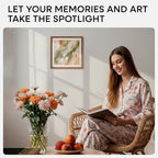 Homeforia 11x11 Picture Frame Wood, High-End Natural Oak 11 x 11 Thin Square Poster Frames with Mat 9 by 9 inch Photo, 11by11 Light Wooden Frame Matted to 9x9 Print, Tempered Glass, Wall Kit, Set of 1