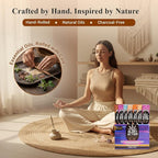 Tulasi Blunt Action Incense Sticks, 12 Packs, 144Pc, Long Lasting Fragrance, Natural Essential Oils Hand Rolled Incense Sticks for Aromatherapy, Relaxing, Yoga, Meditation, Prayer