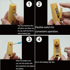 YJFWAL 24Pack 20LED Wine Bottle Lights with Cork, Cork Shape Silver Copper Wire Fairy Mini String Lights Fairy lights Battery Operated for DIY, Party, Wedding, Christmas, Halloween Decor (Warm White)