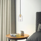 Black Brass Pendant Lights Kitchen Island - Clear Glass Pendant Light Fixture Multiple Stems Rods 3 Units 12 Inch 3 Units 4 Inch (1 Pack Black Brass Downrod)